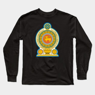 Emblem of Sri Lanka Long Sleeve T-Shirt